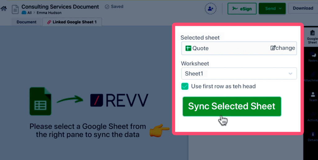 Revv automates your document-related business process, optimizes each sales cycle stage, & keeps your competitor at bay.
